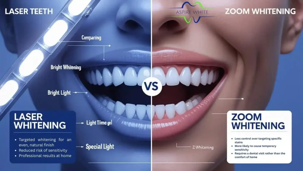 Laser Teeth Whitening vs. Zoom Whitening Telford