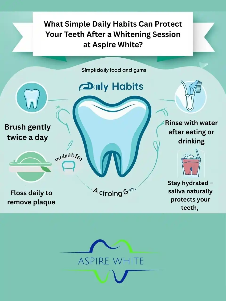 What Simple Daily Habits Can Protect Your Teeth After a Whitening Session at Aspire White Telford